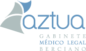 logotipo Aztua Gabinete Medico Legal Berciano